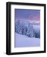 View of the Kreuzkogel to the Laderdinger Gamskarspitz, Salzburg, Austria-Rainer Mirau-Framed Photographic Print