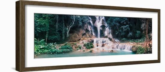 View of the Kuang Si Falls, Luang Prabang, Laos-null-Framed Photographic Print