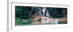 View of the Kuang Si Falls, Luang Prabang, Laos-null-Framed Photographic Print