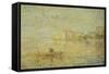 View of the Lagoon in Venice-Pietro Marussig-Framed Stretched Canvas