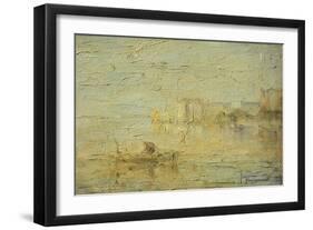 View of the Lagoon in Venice-Pietro Marussig-Framed Giclee Print