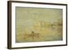 View of the Lagoon in Venice-Pietro Marussig-Framed Giclee Print