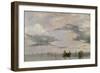 View of the Lagoon Near Venice, 1826-Richard Parkes Bonington-Framed Giclee Print