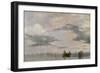 View of the Lagoon Near Venice, 1826-Richard Parkes Bonington-Framed Giclee Print