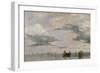 View of the Lagoon Near Venice, 1826-Richard Parkes Bonington-Framed Giclee Print