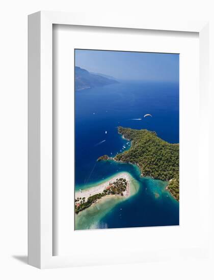 View of the Lagoon of Oludeniz near Fethiye, Mugla Province, Lycia, Turkey-null-Framed Art Print