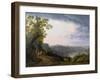 View of the Lake Albano with Castel Gandolfo, 1800-Jacob Philipp Hackert-Framed Giclee Print