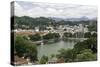 View of the Lake and Town of Kandy, Sri Lanka, Asia-John Woodworth-Stretched Canvas