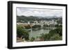 View of the Lake and Town of Kandy, Sri Lanka, Asia-John Woodworth-Framed Photographic Print