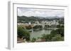 View of the Lake and Town of Kandy, Sri Lanka, Asia-John Woodworth-Framed Photographic Print