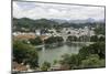 View of the Lake and Town of Kandy, Sri Lanka, Asia-John Woodworth-Mounted Photographic Print