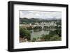 View of the Lake and Town of Kandy, Sri Lanka, Asia-John Woodworth-Framed Photographic Print