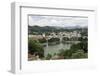 View of the Lake and Town of Kandy, Sri Lanka, Asia-John Woodworth-Framed Photographic Print