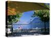 View of the Lake from Cafe, Zell Am See, Austria-Jean Brooks-Stretched Canvas