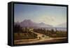 View of the Lake Garda-Ercole Calvi-Framed Stretched Canvas