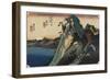 View of the Lake, Hakone, C. 1833-Utagawa Hiroshige-Framed Giclee Print