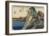 View of the Lake, Hakone, C. 1833-Utagawa Hiroshige-Framed Giclee Print