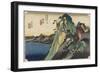 View of the Lake, Hakone, C. 1833-Utagawa Hiroshige-Framed Giclee Print