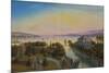 View of the Lake of Zurich with the Villa Rosau-Emanuel Labhardt-Mounted Giclee Print