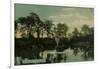 View of the Lake, Weston Park, Sheffield, UK-null-Framed Art Print