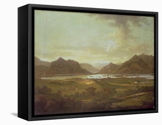 View of the Lakes and Mountains of Killarney, Ireland-Jonathan Fisher-Framed Stretched Canvas