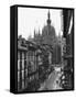 View of the Landscape of Milan with the Cathedral Dominating the Background-Carl Mydans-Framed Stretched Canvas
