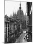 View of the Landscape of Milan with the Cathedral Dominating the Background-Carl Mydans-Mounted Photographic Print