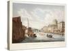 View of the Law Courts, Looking Up the Liffey, Dublin, 1799-James Malton-Stretched Canvas