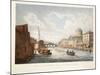 View of the Law Courts, Looking Up the Liffey, Dublin, 1799-James Malton-Mounted Giclee Print