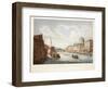 View of the Law Courts, Looking Up the Liffey, Dublin, 1799-James Malton-Framed Giclee Print