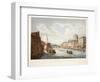 View of the Law Courts, Looking Up the Liffey, Dublin, 1799-James Malton-Framed Giclee Print