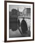 View of the Liffey River and the Metal Bridge in Dublin-Hans Wild-Framed Photographic Print