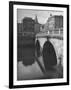 View of the Liffey River and the Metal Bridge in Dublin-Hans Wild-Framed Photographic Print