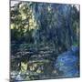 View of the Lilypond with Willow, C.1917-1919-Claude Monet-Mounted Giclee Print
