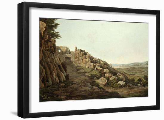 View of the Lion Gate of the Acropolis, 1821-Edward Dodwell-Framed Giclee Print