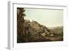 View of the Lion Gate of the Acropolis, 1821-Edward Dodwell-Framed Giclee Print