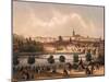 View of the Little Quarter and Prague Castle Hradcany, C.1845-Francois Joseph Sandmann-Mounted Giclee Print