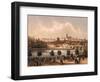 View of the Little Quarter and Prague Castle Hradcany, C.1845-Francois Joseph Sandmann-Framed Giclee Print