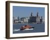 View of the Liverpool Skyline and the Liver Building, Taken from the Mersey Ferry-Ethel Davies-Framed Photographic Print