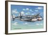 View of the Lockheed P-38 Lightning Interceptor Fighter-Lantern Press-Framed Art Print