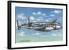 View of the Lockheed P-38 Lightning Interceptor Fighter-Lantern Press-Framed Art Print