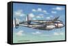 View of the Lockheed P-38 Lightning Interceptor Fighter-Lantern Press-Framed Stretched Canvas