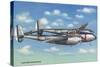 View of the Lockheed P-38 Lightning Interceptor Fighter-Lantern Press-Stretched Canvas