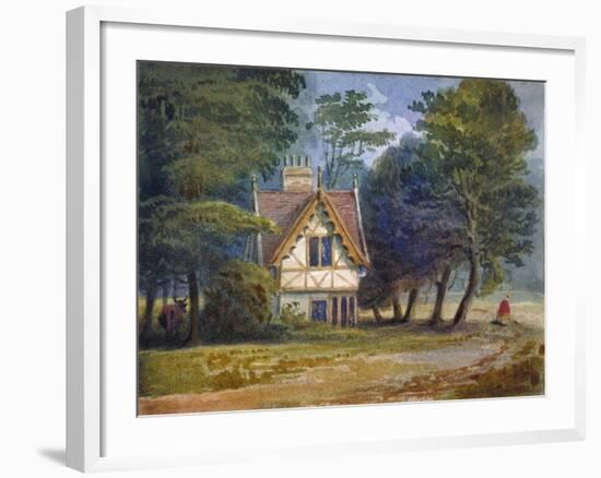 View of the Lodge in Hyde Park, London, 1826-George Shepheard-Framed Giclee Print