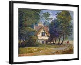 View of the Lodge in Hyde Park, London, 1826-George Shepheard-Framed Giclee Print