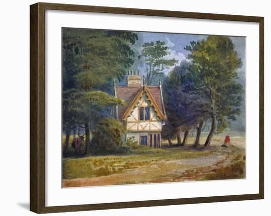 View of the Lodge in Hyde Park, London, 1826-George Shepheard-Framed Giclee Print