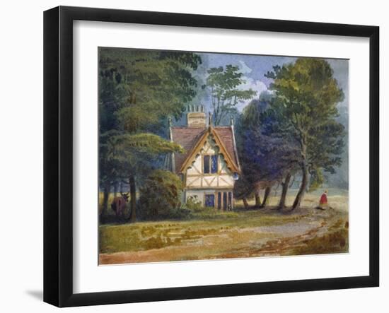 View of the Lodge in Hyde Park, London, 1826-George Shepheard-Framed Giclee Print