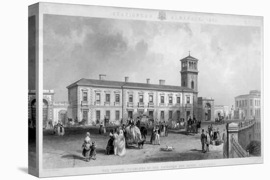 View of the London Bridge Station, Bermondsey, London, 1845-Henry Adlard-Stretched Canvas