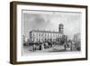 View of the London Bridge Station, Bermondsey, London, 1845-Henry Adlard-Framed Giclee Print