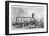View of the London Bridge Station, Bermondsey, London, 1845-Henry Adlard-Framed Giclee Print